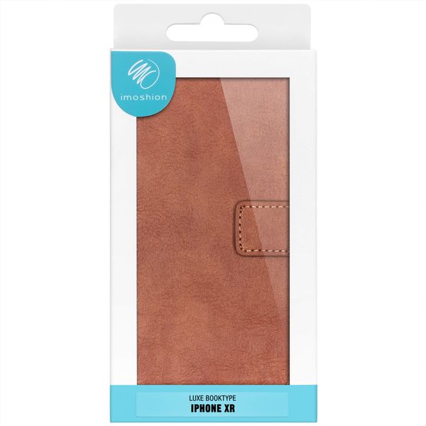 imoshion Luxuriöse Klapphülle iPhone Xr - Braun