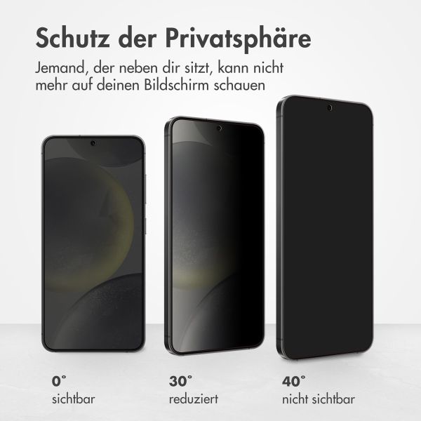 Accezz Privacy Displayschutz aus gehärtetem Glas Samsung Galaxy S25