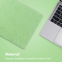 imoshion Teddy Hard Cover Apple MacBook Air 13 Zoll (2022 / 2024 M3 chip / 2025 M4 chip) - Matcha Green