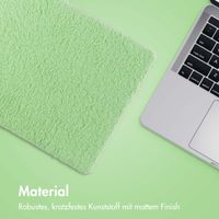 imoshion Teddy Hard Cover für das MacBook Pro 14 Zoll (2021 / 2023 M3 chip / 2024 M4 chip) - A2442 / A2779 / A2918 / A3112 / A3185 / A3401 - Matcha Green