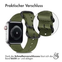 imoshion Nylonarmband für das Apple Watch Series 1-9 / SE - 38/40/41 mm / Series 10 - 42 mm - Hellgrün