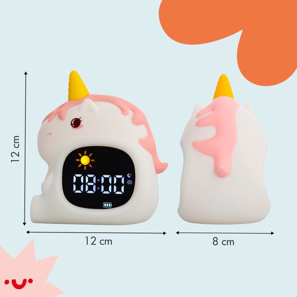 imoshion Kids Schlaftrainer - Nachtlicht mit Lautsprecher - Kinderwecker - Unicorn