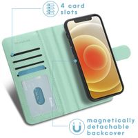 imoshion Luxuriöse Portemonnaie-Klapphülle iPhone 12 (Pro) - Grün