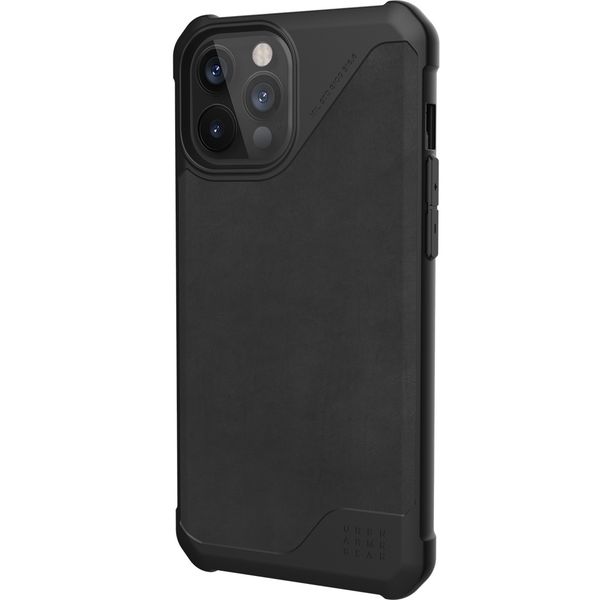 UAG Back Cover Metropolis LT Apple iPhone 12 Pro Max - Leather Black