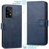 imoshion Luxuriöse Klapphülle Samsung Galaxy A52(s) (5G/4G) - Dunkelblau