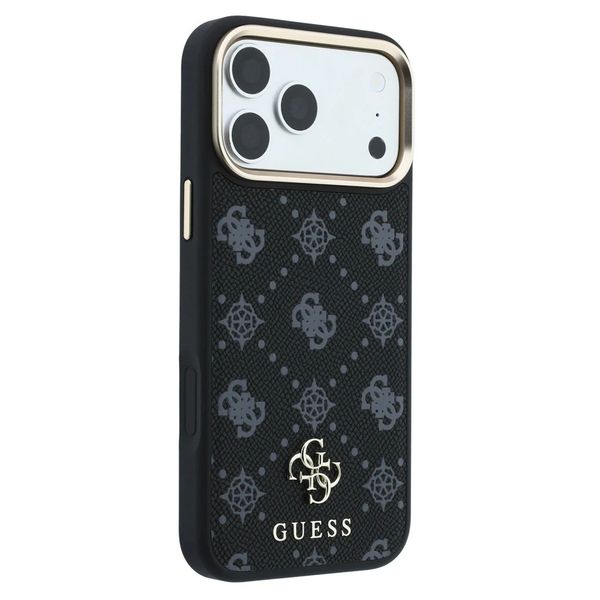 Guess 4G Metal Logo Back Cover MagSafe Apple iPhone 18 Pro / 17 Pro - Black