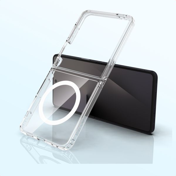 Accezz Xtreme Impact Backcover mit MagSafe Samsung Galaxy Z Flip 7 - Transparent