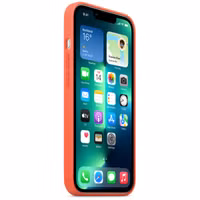 Apple Silikon-Case MagSafe für das Apple iPhone 13 Pro - Nectarine