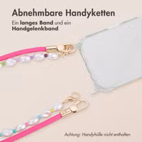 imoshion Farbige Handyketten Set mit Perlen – Rosa