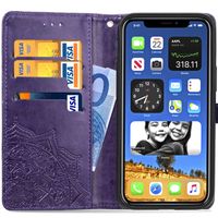 Mandala Klapphülle Apple iPhone 12 (Pro) - Violet