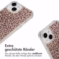 imoshion Design Hülle mit Band Apple iPhone 15 - Leopard Mood
