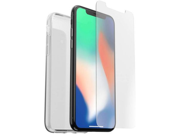 OtterBox Clearly Protected Cover + Alpha Glass für iPhone Xs Max