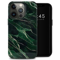 Selencia Vivid Tough Back Cover für das iPhone 13 Pro - Chic Marble Quartz