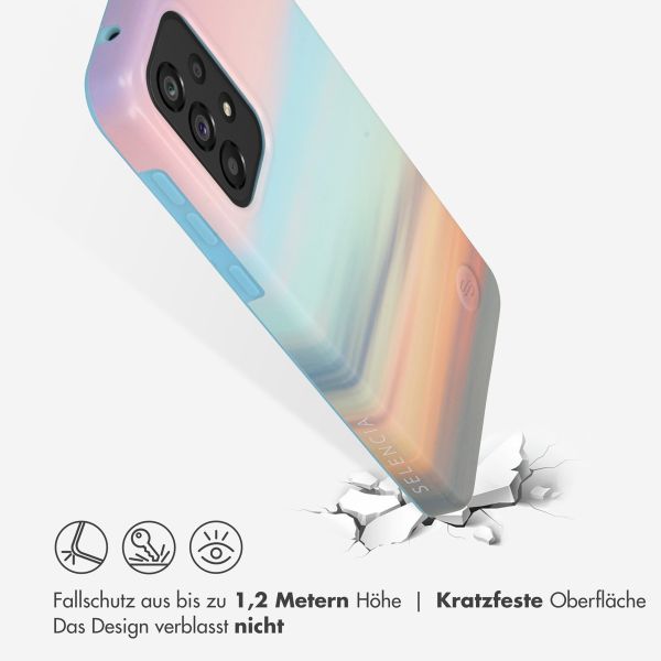 Selencia Aurora Fashion Back Case für das Samsung Galaxy A33 - ﻿Strapazierfähige Hülle - 100 % recycelt - Sky Sunset Multicolor