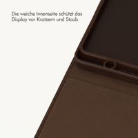 Selencia Croco Klaphülle Samsung Galaxy Tab A11 Plus / A9 Plus - Choco Brown