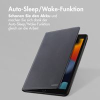 Accezz Classic Klapphülle Apple iPad 9 (2021) 10.2 Zoll / iPad 8 (2020) 10.2 Zoll / iPad 7 (2019) 10.2 Zoll - Schwarz