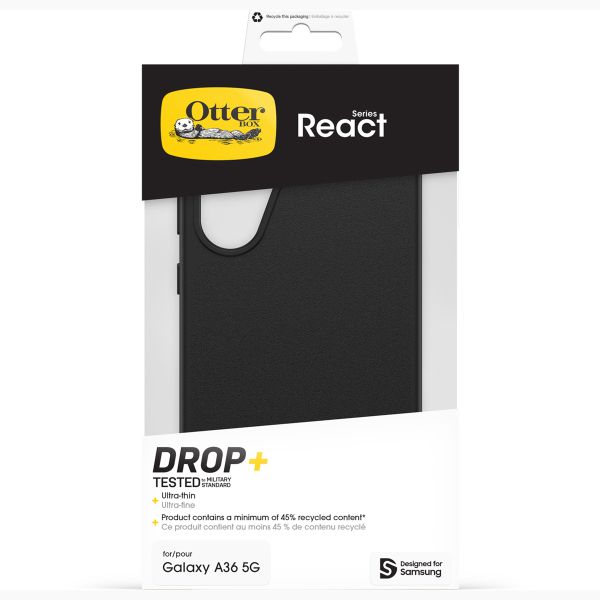 OtterBox React Backcover Samsung Galaxy A36 - Black