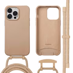 imoshion Color Backcover mit abnehmbarem Handykette und MagSafe Apple iPhone 14 Pro Max - Nude