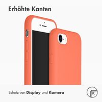 Accezz Liquid Silikoncase Apple iPhone SE (2022 / 2020) / 8 / 7 - Nectarine