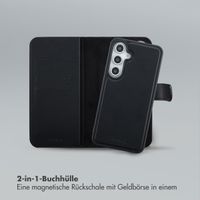 Selencia Olyn Abnehmbare Bookcase mit MagSafe Samsung Galaxy S24 FE - Schwarz