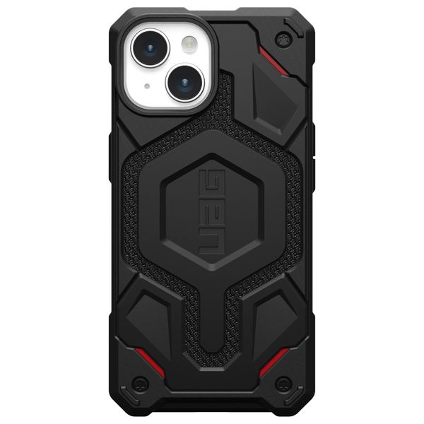 UAG Monarch Pro Backcover für das iPhone 15 - Kevlar Black