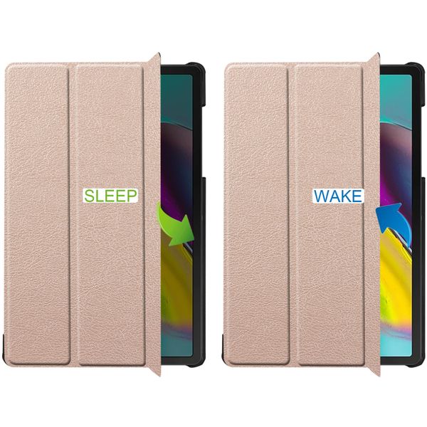 imoshion Trifold Klapphülle Samsung Galaxy Tab S5e - Gold