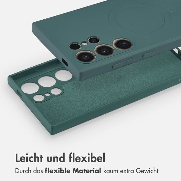 imoshion Color Back Cover mit MagSafe Samsung Galaxy S24 Ultra - Dunkelgrün