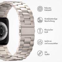 imoshion Edelstahlarmband für das Apple Watch Series 1 bis 11 / SE / Ultra (44/45/46/49 mm) - Polarstern