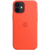 Apple Silikon-Case MagSafe für das Apple iPhone 12 Mini - Electric Orange