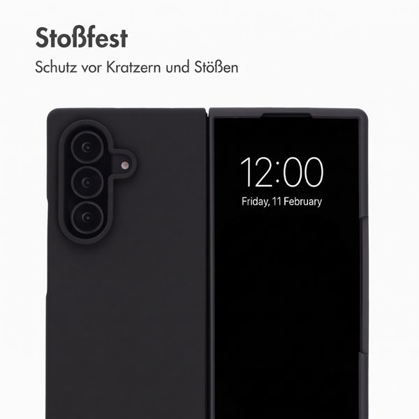Accezz Liquid Silikoncase mit MagSafe Samsung Galaxy Z Fold 8 Ultra - Schwarz