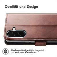 imoshion Luxuriöse Klapphülle Samsung Galaxy A36 - Dunkelbraun