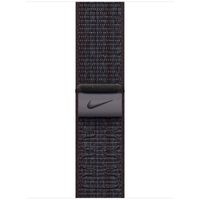 Apple Nike Sport Loop Band für die Apple Watch Series 1 bis 9 / SE (38/40/41 mm) | Series 10 (42 mm) - Black/Blue