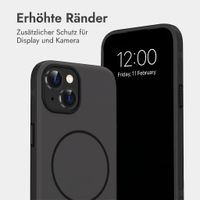 imoshion Color Backcover mit Thin MagSafe Ring Apple iPhone 15 - Schwarz