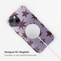 Selencia Vivid Rückabdeckung mit MagSafe Apple iPhone 13 - Stars Plum Lilac