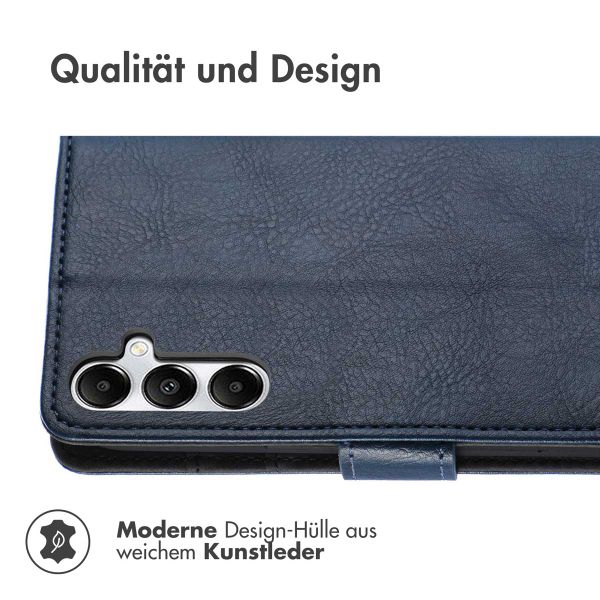 imoshion Luxuriöse Klapphülle Samsung Galaxy A26 - Dunkelblau