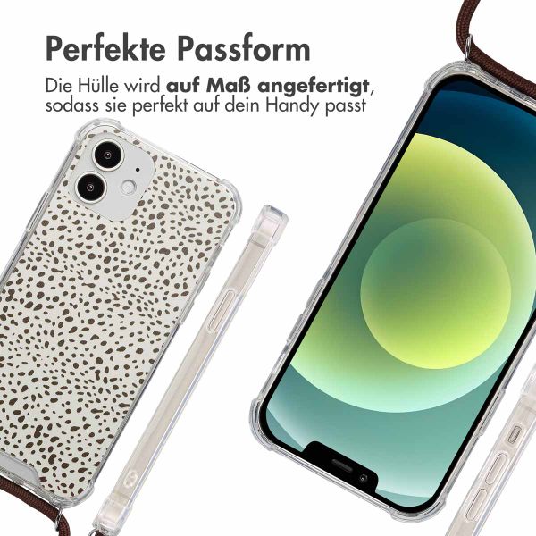 imoshion Design Hülle mit Band iPhone 12 (Pro) - Desert Dots