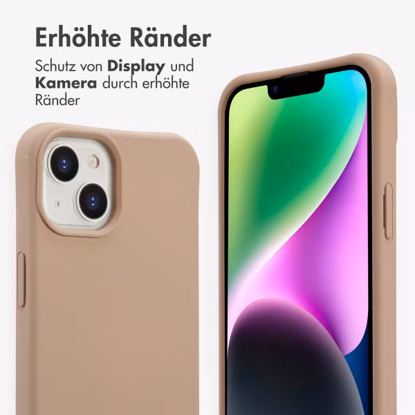 imoshion Color Backcover mit abnehmbarem Handykette und MagSafe Apple iPhone 14 - Nude