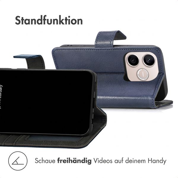 imoshion Luxuriöse Klapphülle Honor 600 Lite - Dunkelblau