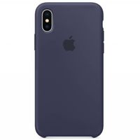 Apple Dunkelblaues Silikon-Case für iPhone X