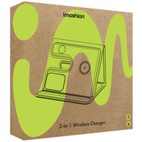 imoshion 3-in-1 Faltbares kabelloses Ladegerät Apple - iPhone / AirPods / Apple Watch – Grau