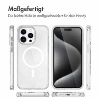 imoshion Sparkle Back Cover mit MagSafe für das iPhone 15 Pro Max - Transparent