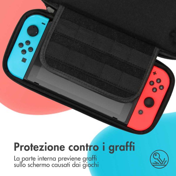 imoshion ﻿Schale für Nintendo Switch – Hülle für Nintendo Switch / Switch OLED – Schwarz