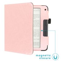 imoshion Vegan Leather Klapphülle für das Tolino Vision 6 - Rose Gold