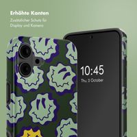 Selencia Vivid Rückabdeckung mit MagSafe Apple iPhone 16 - Wavy Smiley Green