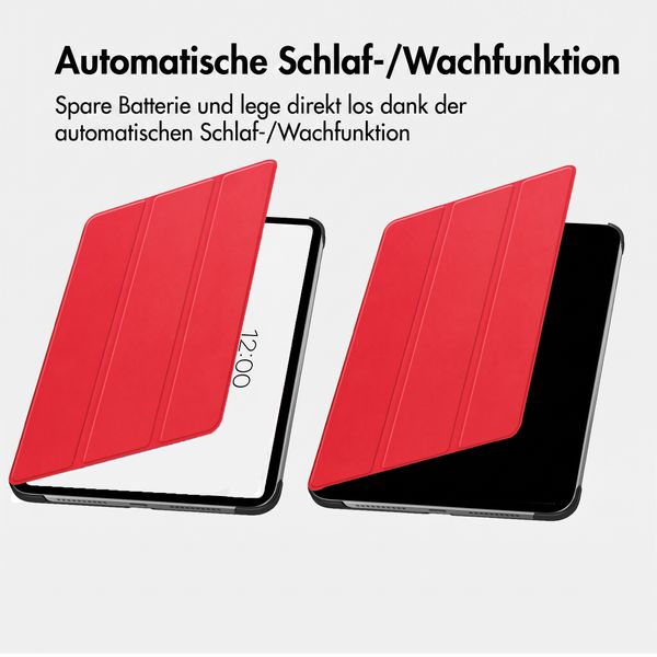 imoshion Trifold Klapphülle Samsung Galaxy Tab S11 Ultra - Rot