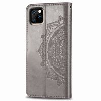 Mandala Klapphülle Grau Apple iPhone 11