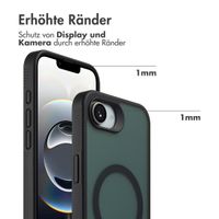 Accezz Rugged Frosted Back Cover mit MagSafe Apple iPhone 16e - Schwarz