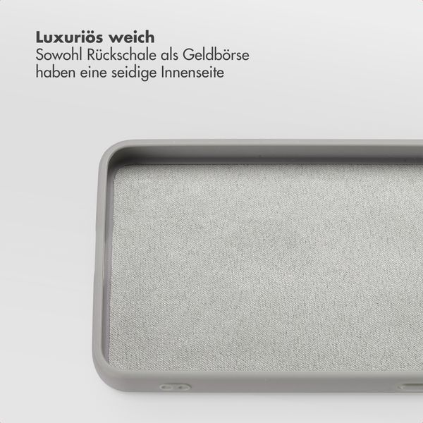 Selencia Olyn Abnehmbare Bookcase mit MagSafe Samsung Galaxy S26 Ultra - Grau