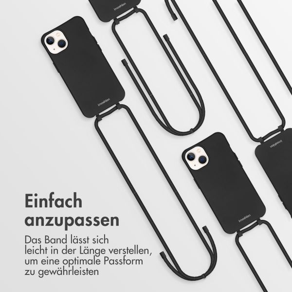 imoshion Color Backcover mit abtrennbarem Band Apple iPhone 13 - Schwarz