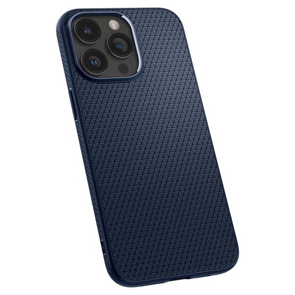 Spigen Liquid Air™ Case für das iPhone 15 Pro Max - Navy Blue